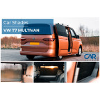 Set Car Shades (achterportieren) passend voor Volkswagen T7 Multivan 2021- (2-delig)