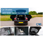 Set Car Shades passend voor Mercedes GLC Coupe (C253) 2016-2023 (8-delig)