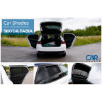 Set Car Shades passend voor Skoda Fabia IV 2021- (4-delig)