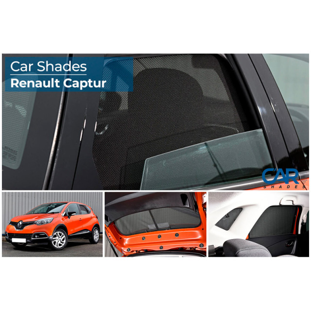 Set Car Shades  Renault Captur 5 deurs 2013- (6-delig)