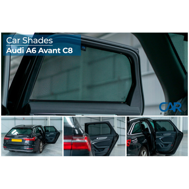 Set Car Shades (achterportieren)  Audi A6 C8 Avant 2018- (2-delig)