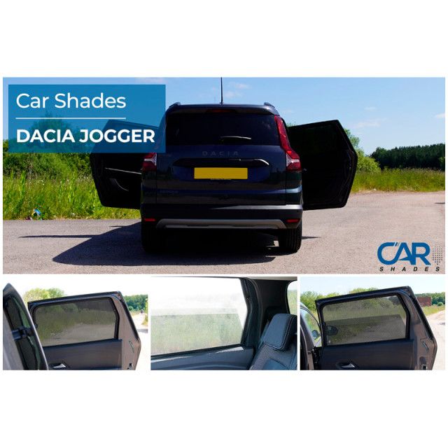 Set Car Shades (achterportieren) passend voor Dacia Jogger 2022- (2-delig)
