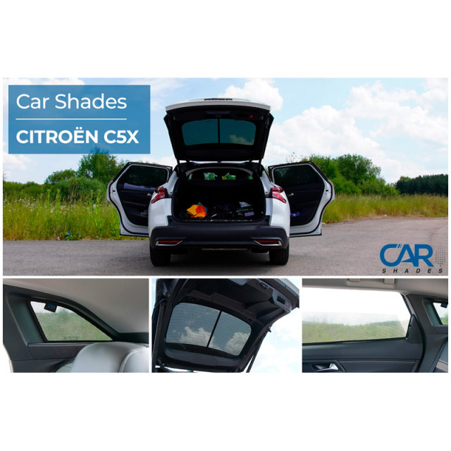 Set Car Shades passend voor Citroën C5 X 2021- (6-delig)